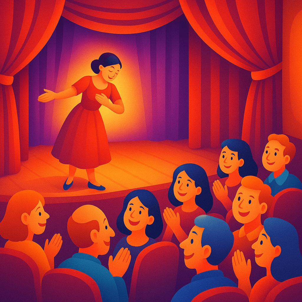 Pubblico durante un evento culturale